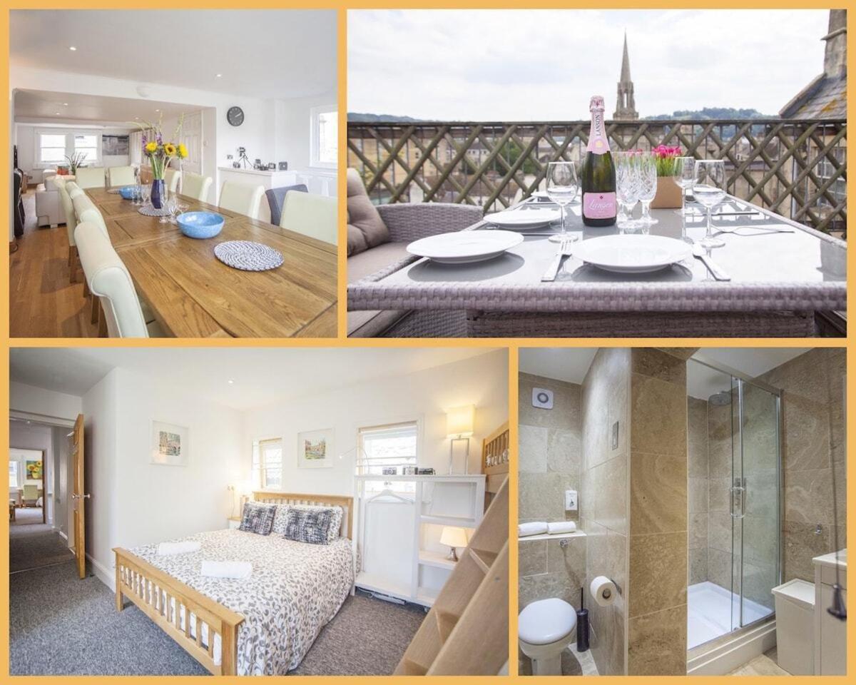 The Roof Terrace Maisonette - City Centre Bath Exterior photo